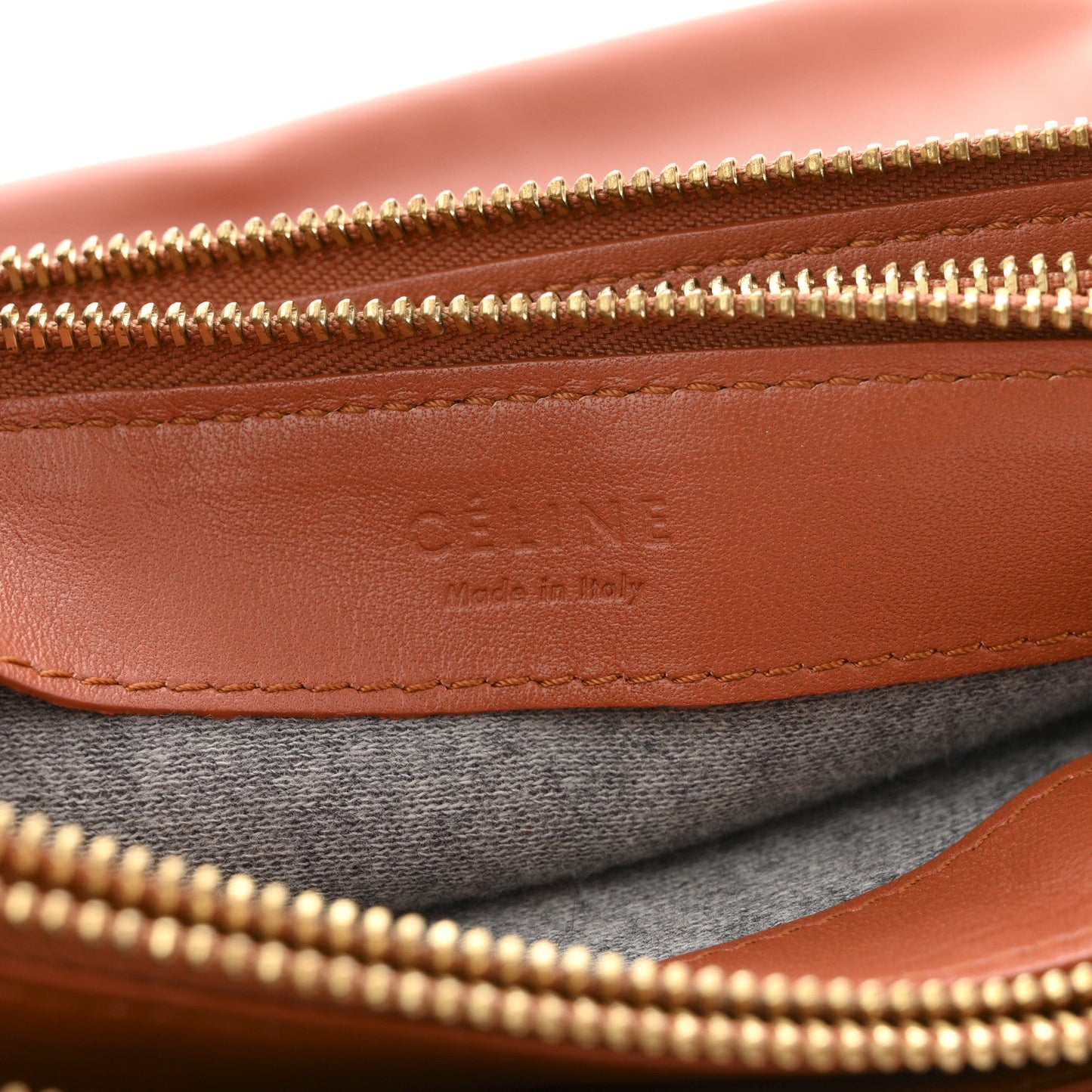 Lambskin Large Trio Crossbody Bag Tan