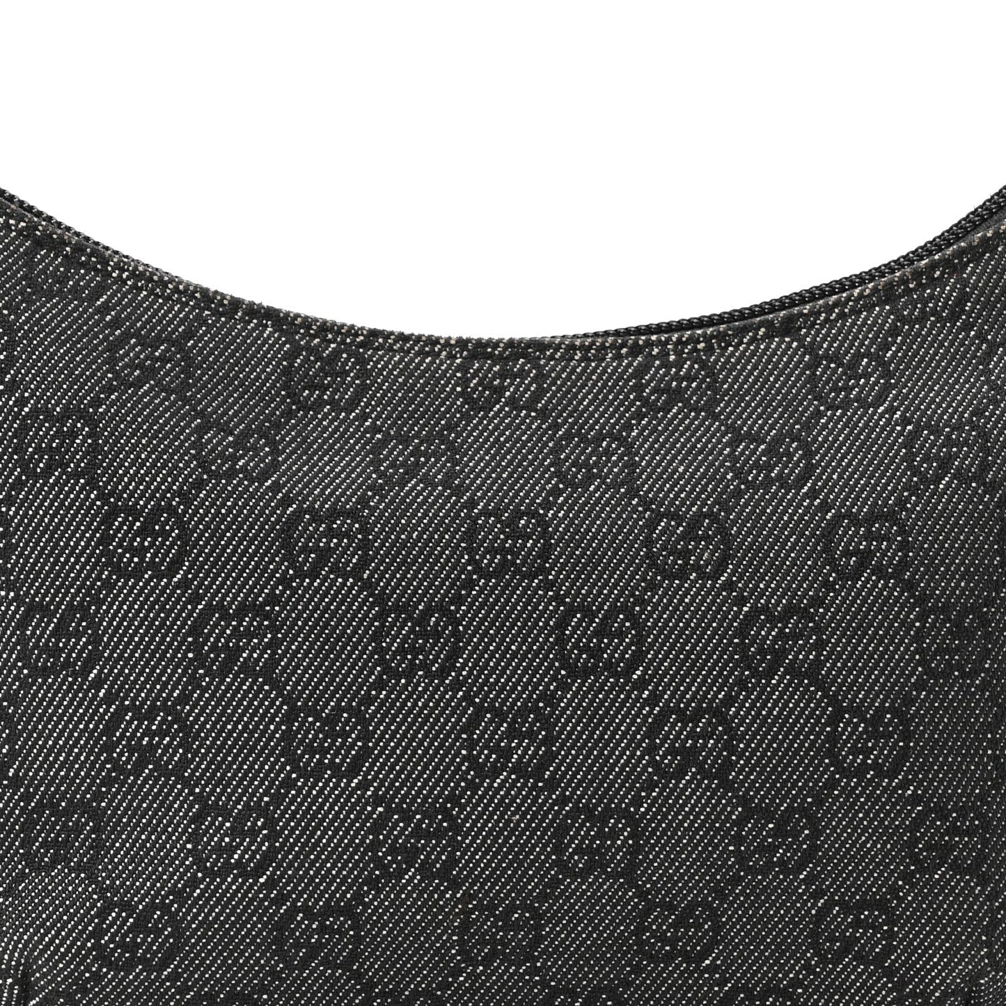 Denim Monogram Pochette Black