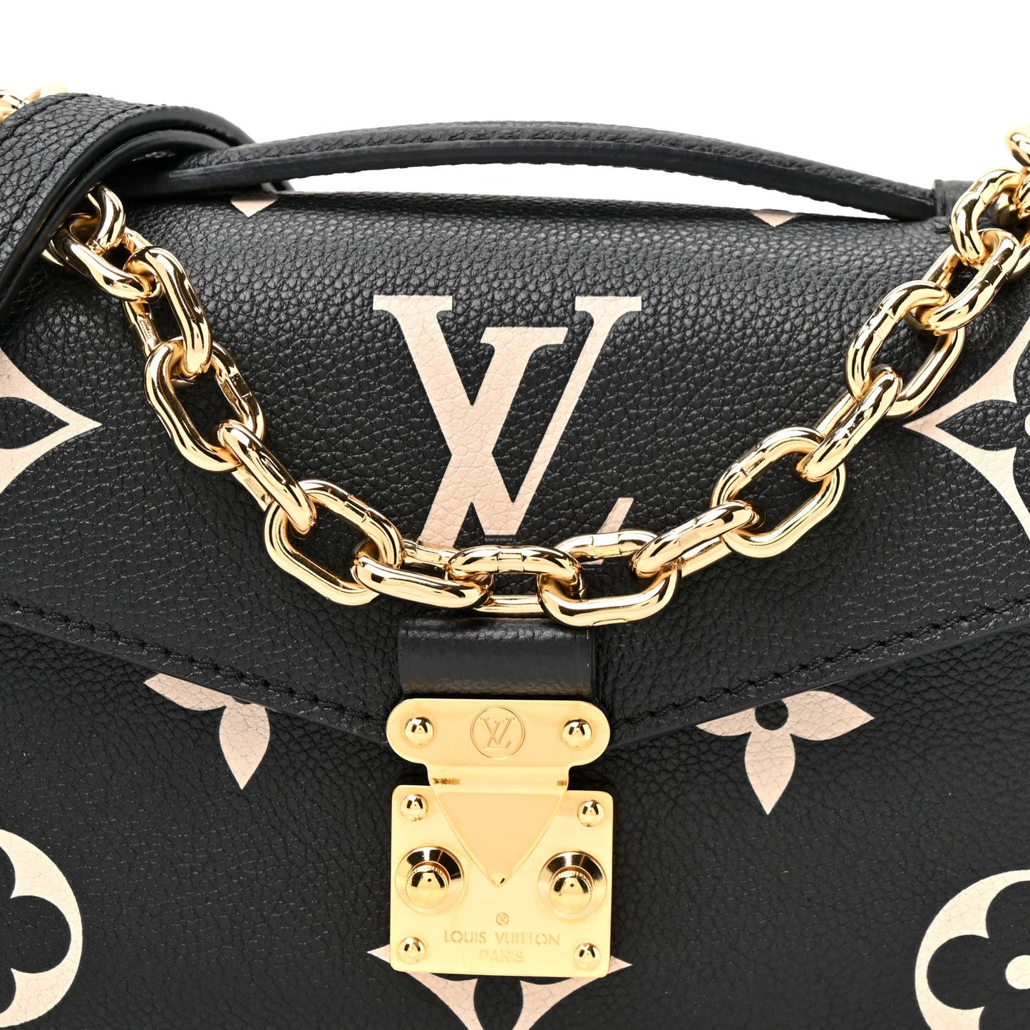 Empreinte Monogram Giant Pochette Metis East West Black Beige