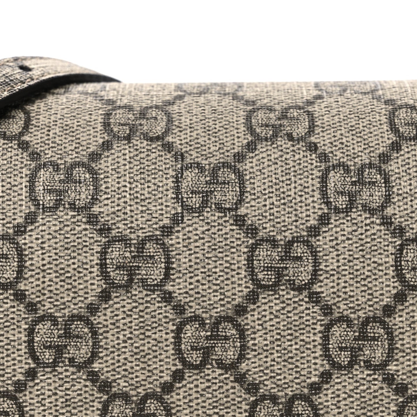 X GUCCI GG Supreme Monogram Small Hourglass Top Handle Bag Beige Ebony