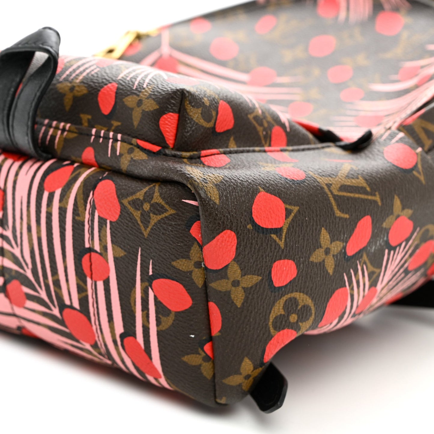 Monogram Jungle Dots Palm Springs Backpack PM Sugar Pink Poppy