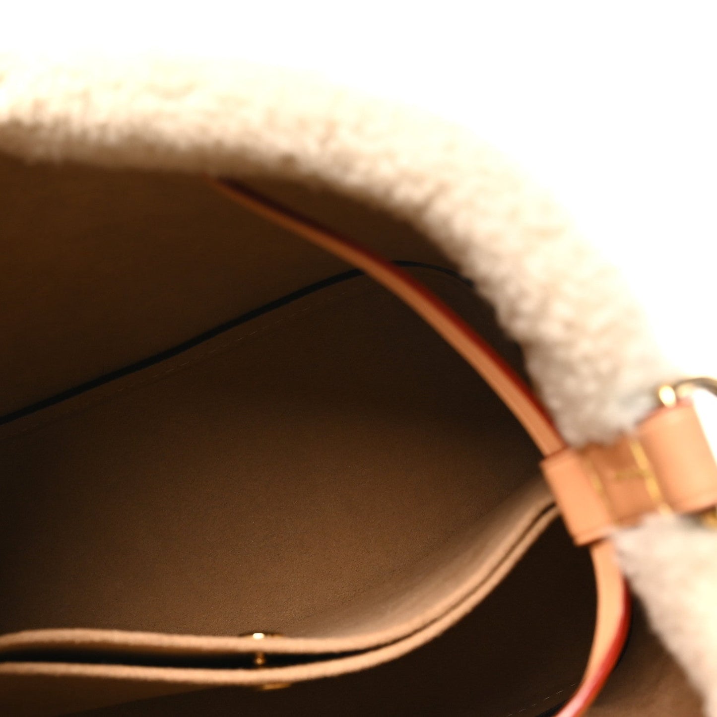 Monogram Shearling Cozygram Neonoe BB