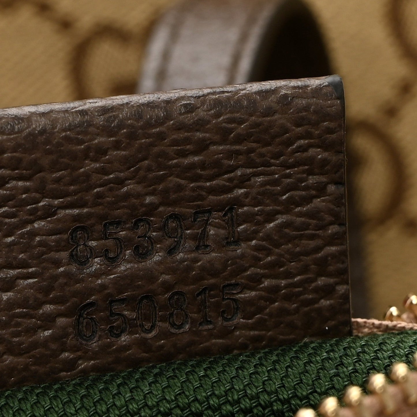 GG Monogram Web Large Giglio Tote Beige Brown