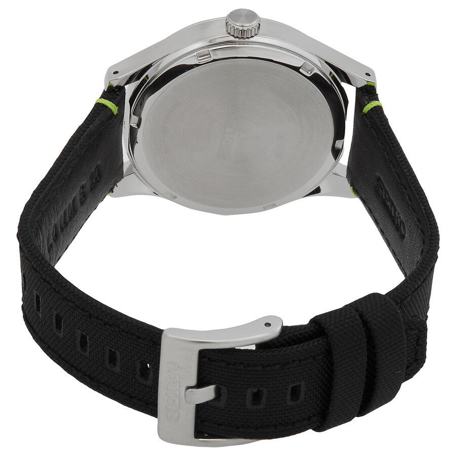 Seiko Men's SUR517P1 Discover More Black Dial Watch