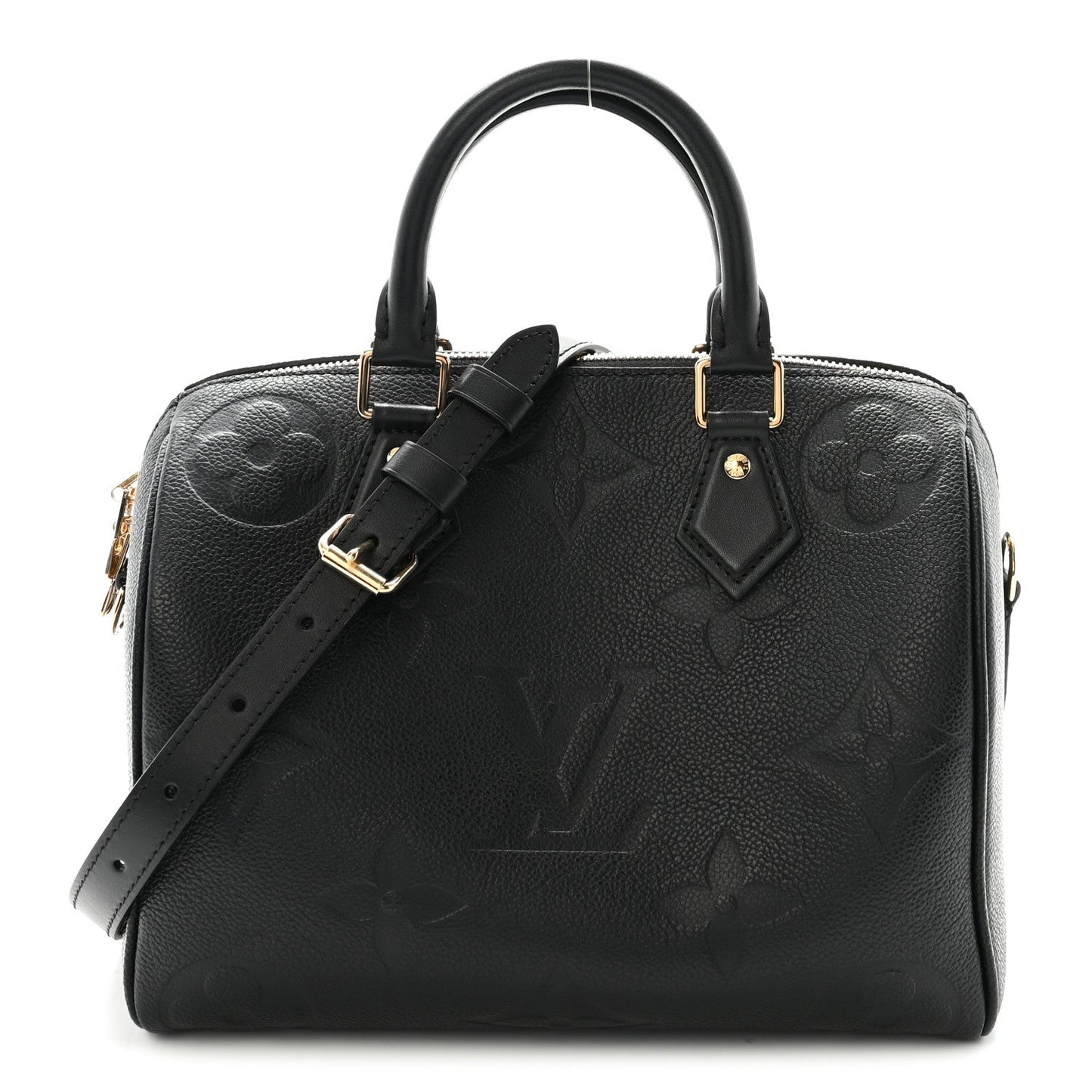 Empreinte Monogram Giant Speedy Bandouliere 25 Black