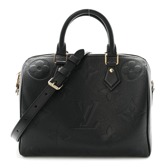 Empreinte Monogram Giant Speedy Bandouliere 25 Black