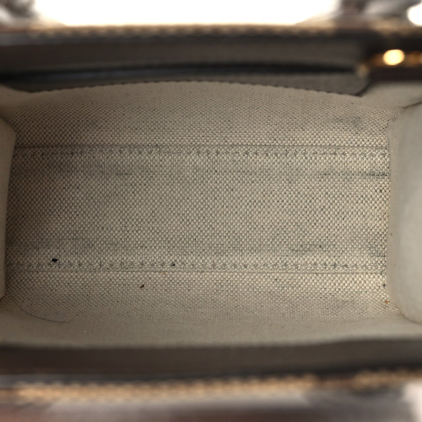 Monogram Jumbo GG Textured Dollar Calfskin Web Mini Vertical Tote Camel Ebony New Acero
