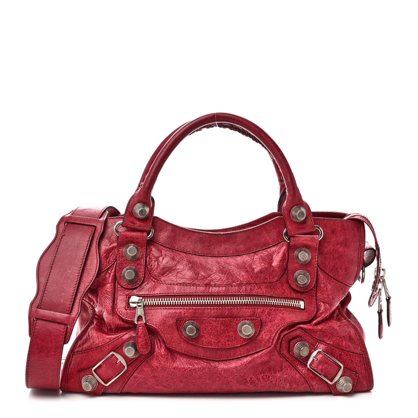 Agneau Giant 21 Silver Hardware City  Pourpre