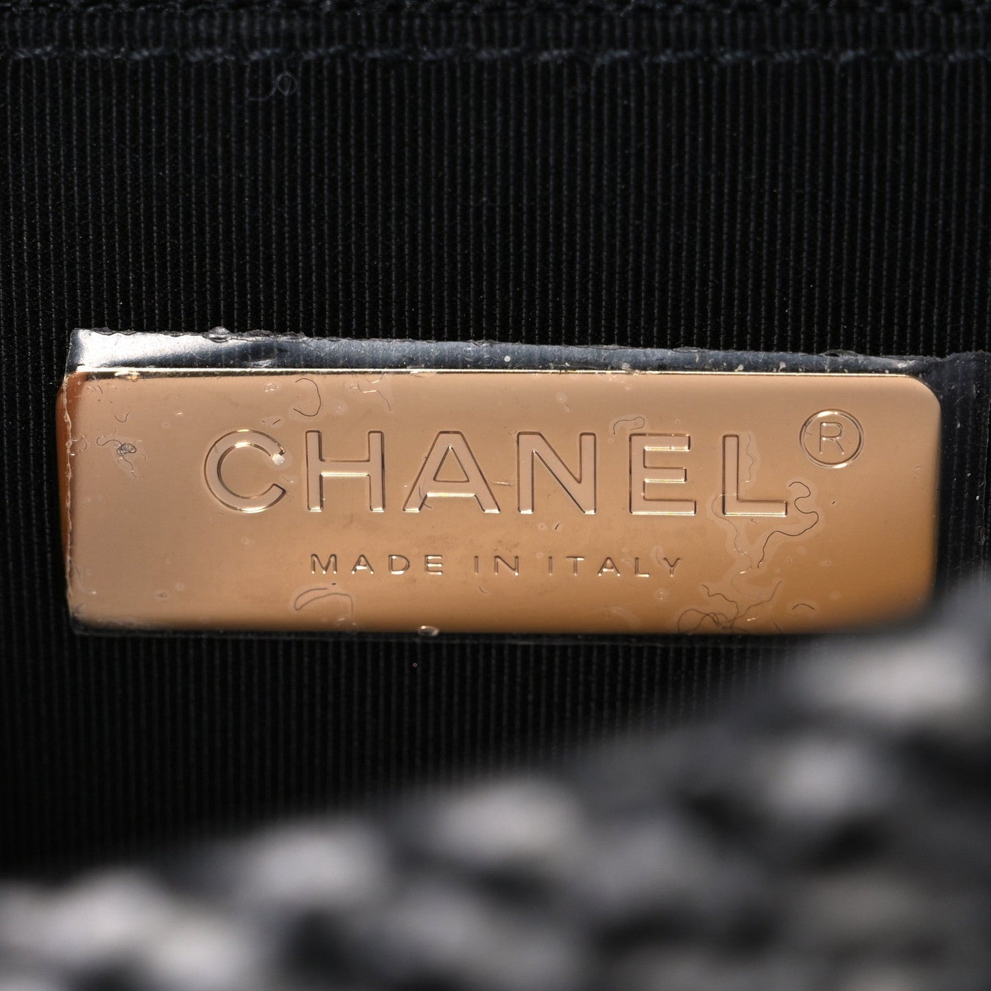 Tweed Quilted Medium Chanel 19 Flap Grey