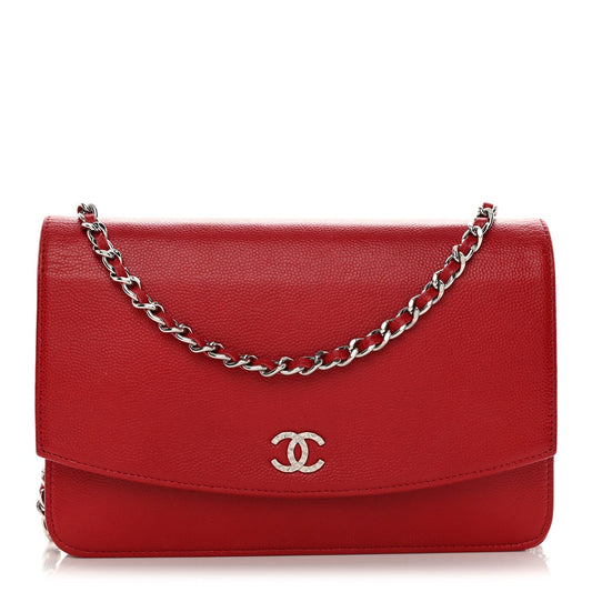 Caviar Sevruga Wallet on Chain WOC Red