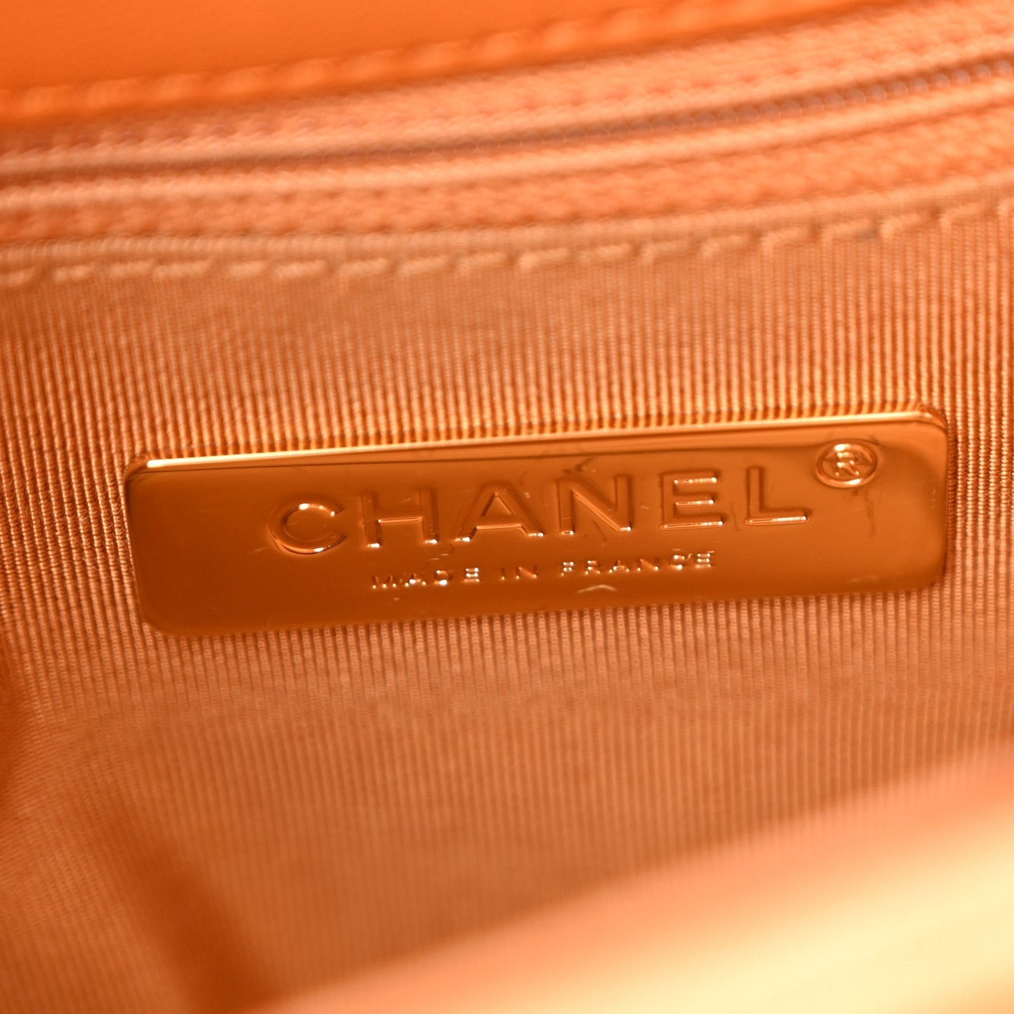 Lambskin Quilted Medium Chanel 19 Flap Light Brown