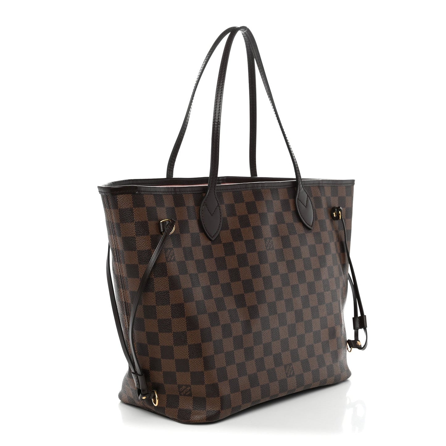 Damier Ebene Neo Neverfull MM Rose Ballerine