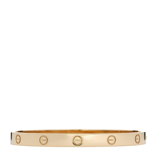 18K Yellow Gold LOVE Bracelet 19