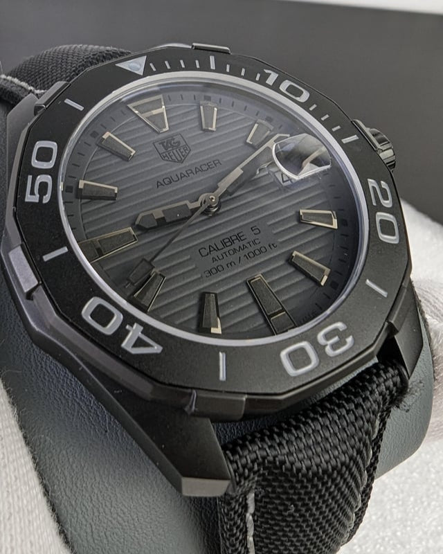 Tag Heuer Aquaracer Black Dial Watch for Men - WAY218B.FC6364