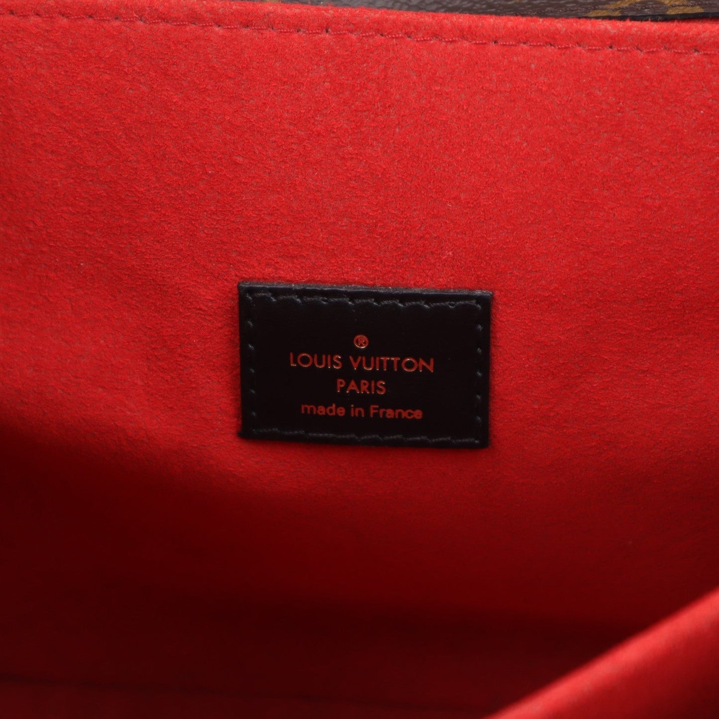 Monogram Braided Pochette Metis Coquelicot
