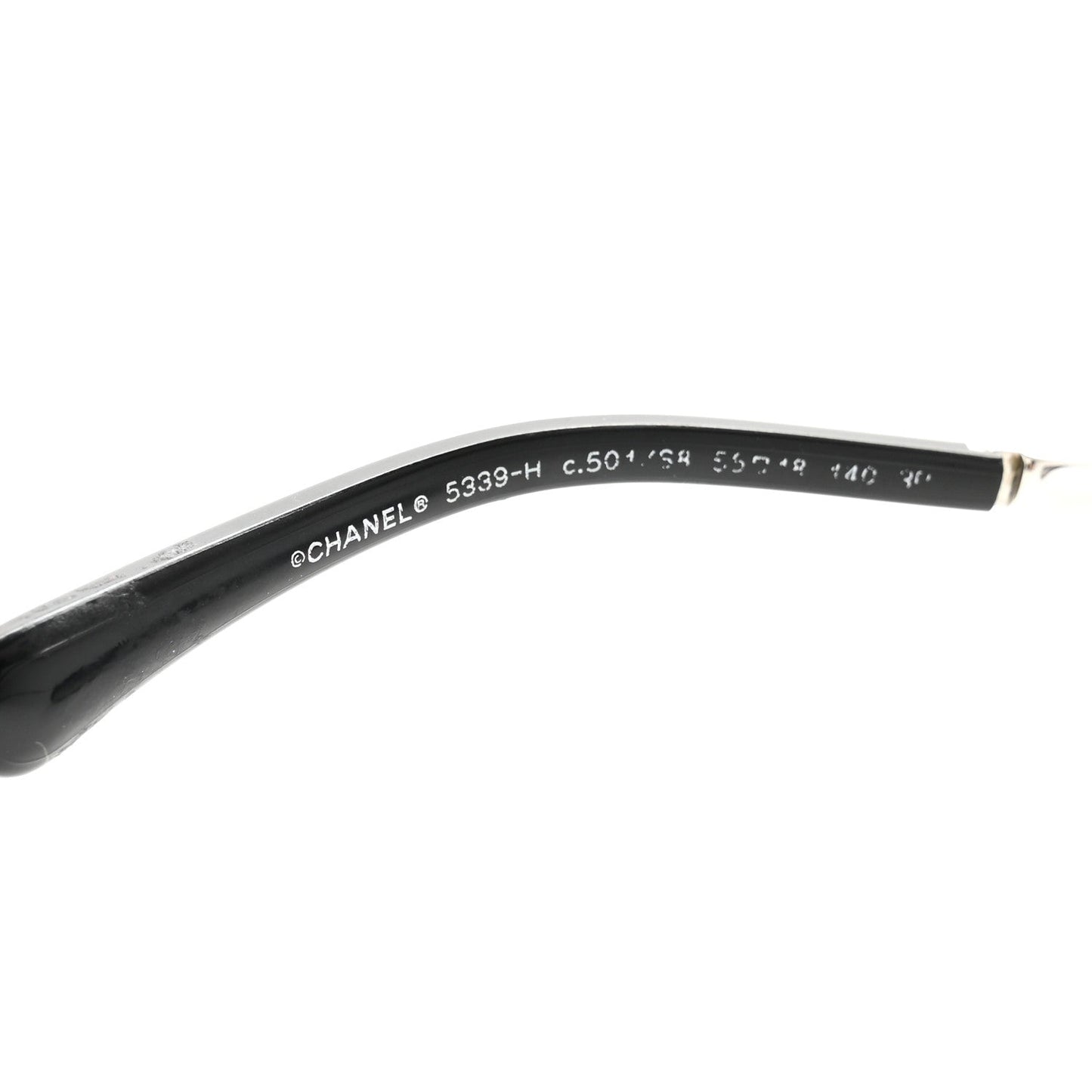 Acetate Butterfly Winter Pearl Sunglasses 5339-H Black