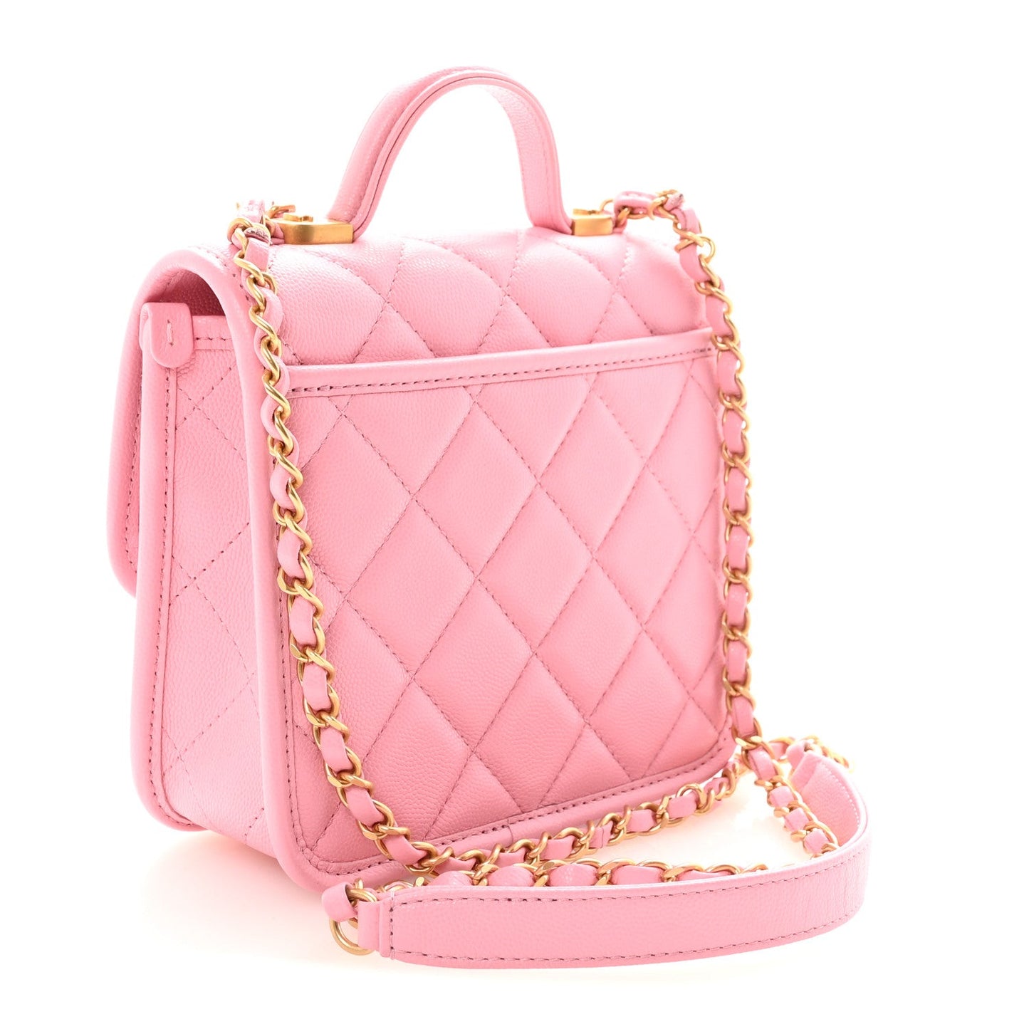 Caviar School Memory Mini Top Handle Flap Light Pink