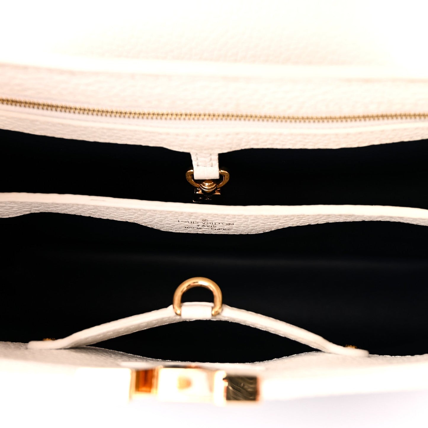 Taurillon Capucines PM Blue Marine