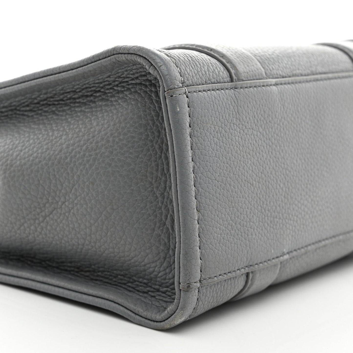 Grained Calfskin Small The Tote Bag Wolf Grey