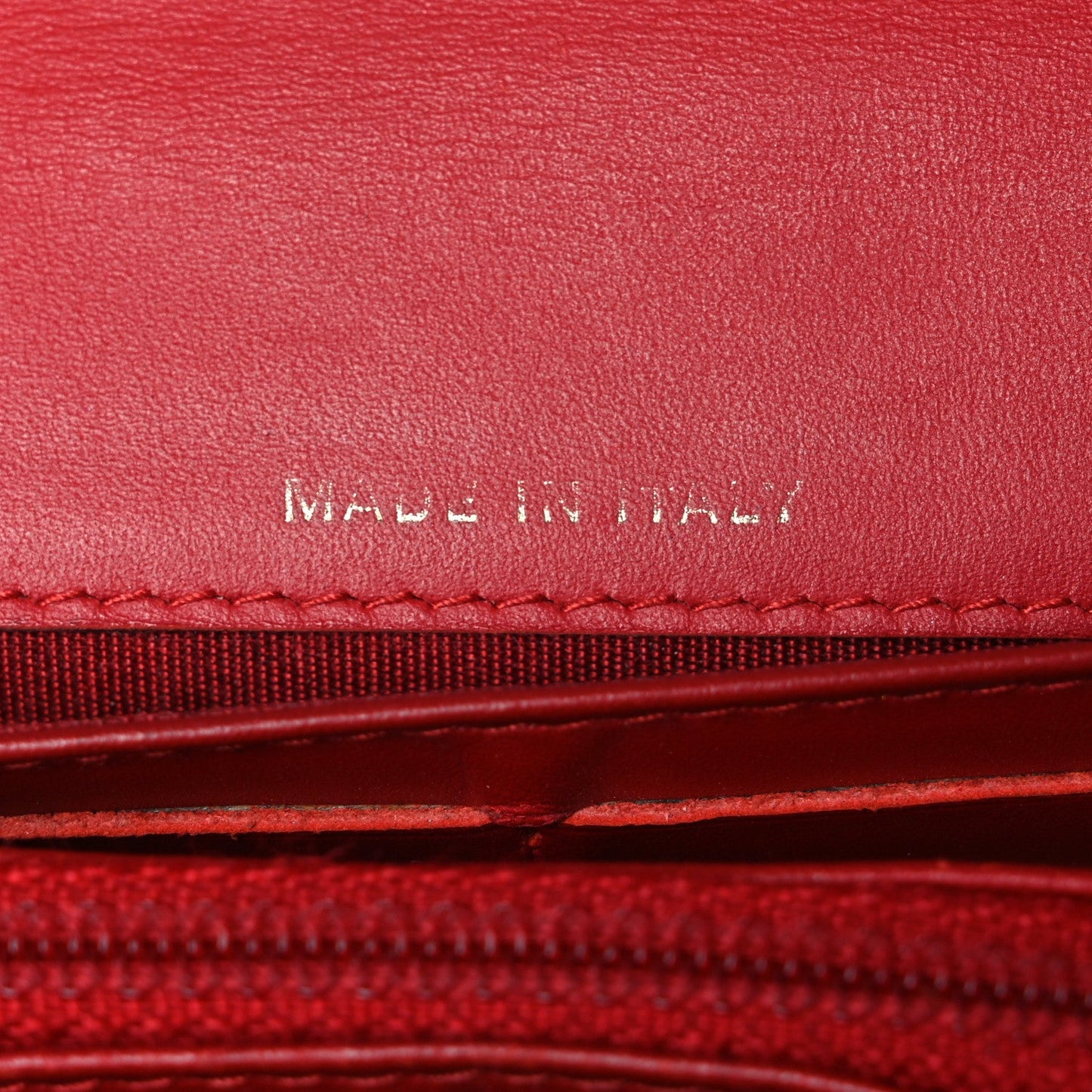 Caviar Timeless CC Large Gusset Flap Wallet Light Red