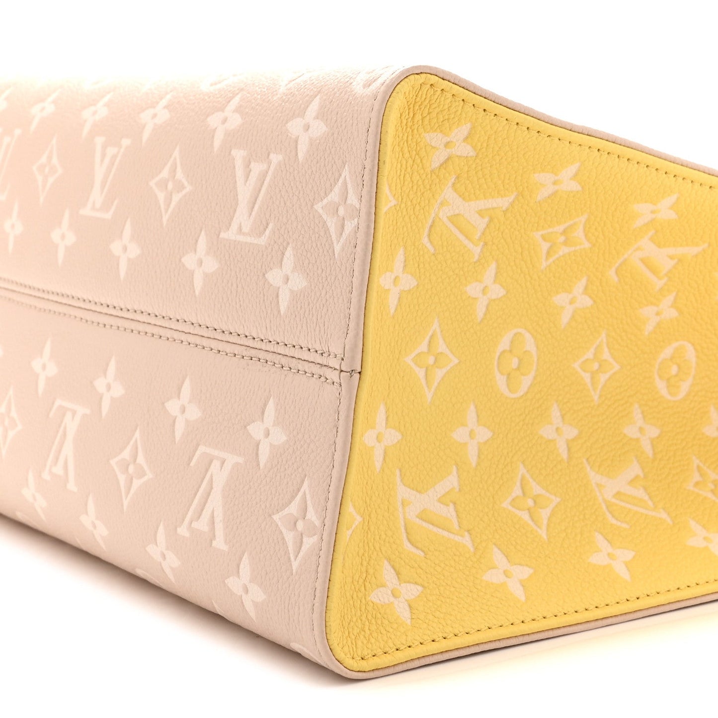 Empreinte Monogram Spring In The City Onthego MM Beige Pink Yellow