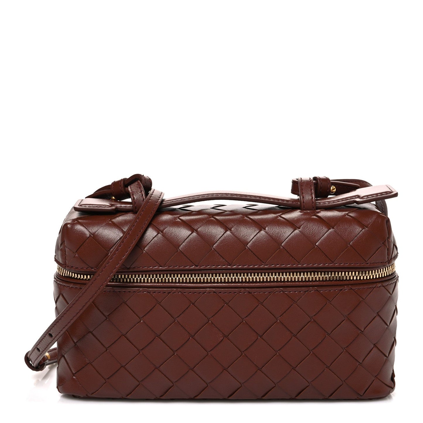 Nappa Intrecciato Bang Bang Vanity Case Sapele
