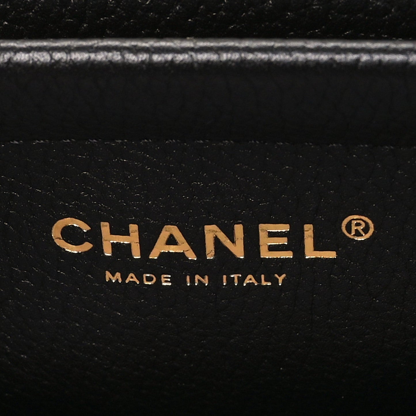 Grained Calfskin Stitched Urban Essentials Small Shopping Bag Black