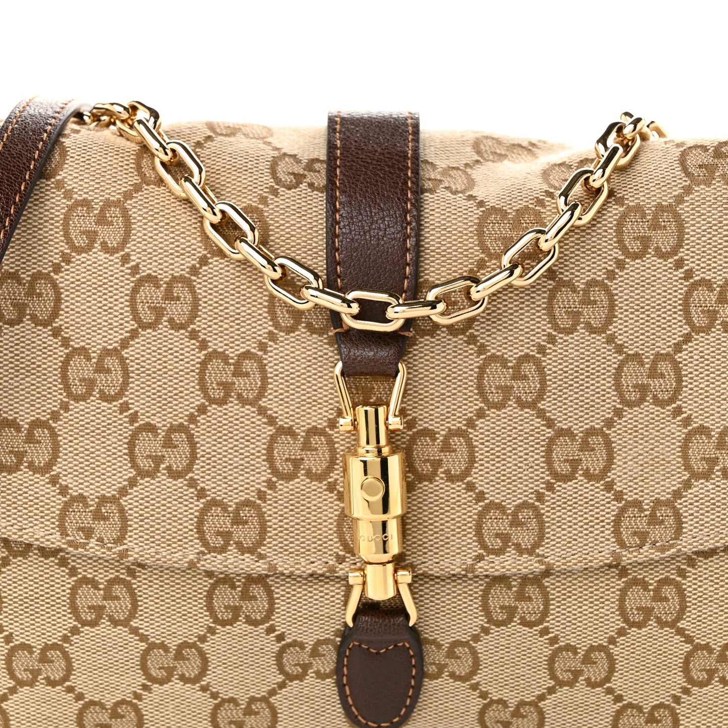 Monogram Medium Aperitivo Shoulder Bag  Sand Brown
