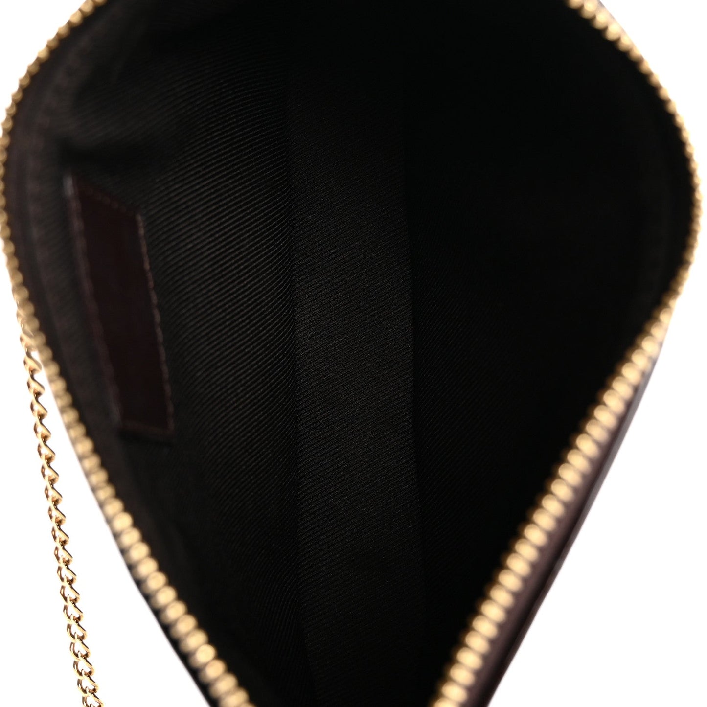 Vernis Monogram Mini Pochette Accessories Amarante