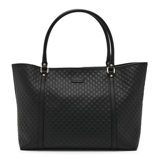Microguccissima Medium Joy Tote Black