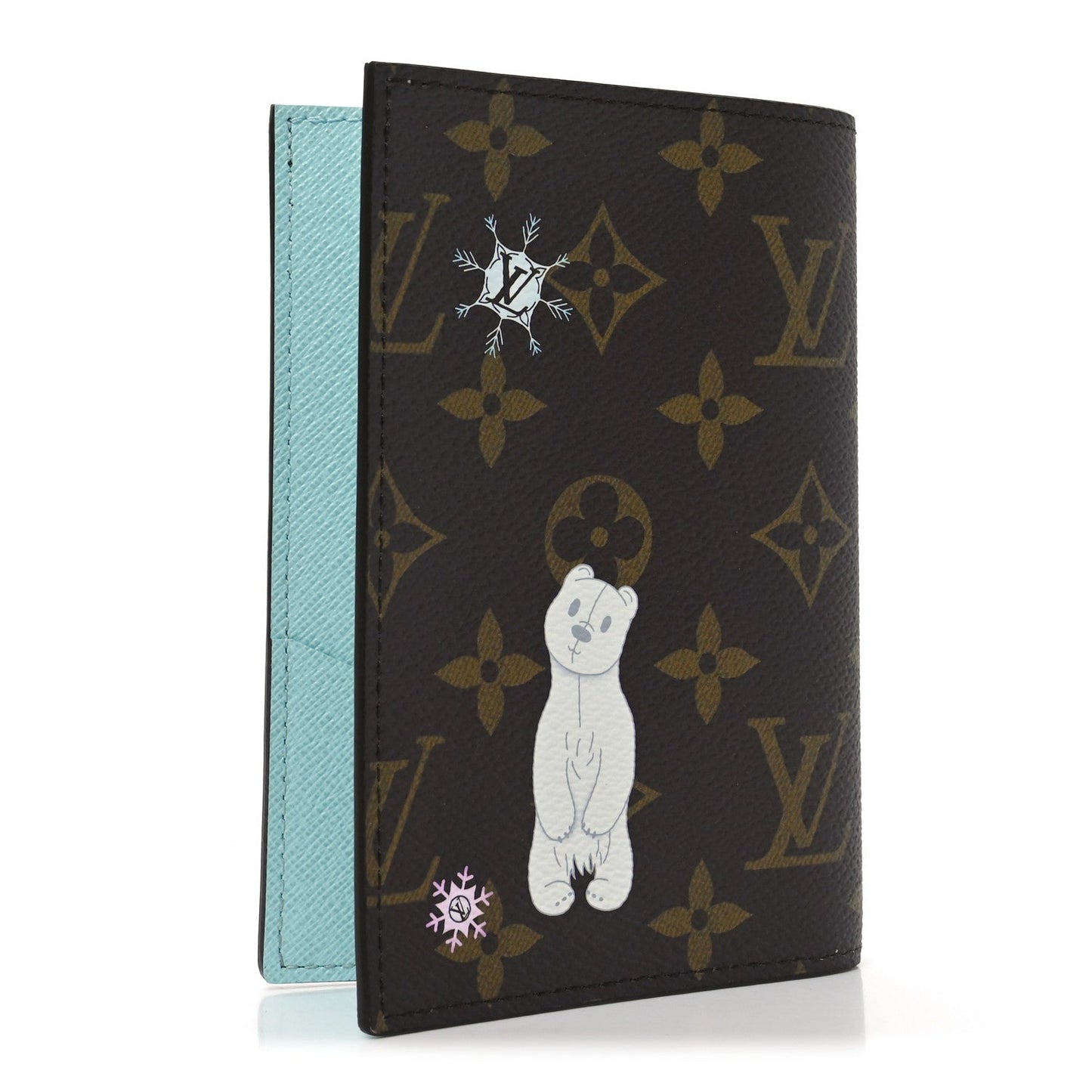 Monogram 2025 Christmas Animation Passport Cover Azur Frost