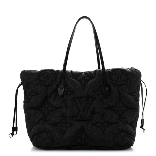Nylon Reversible Neverfull Inside Out MM Black Jeans