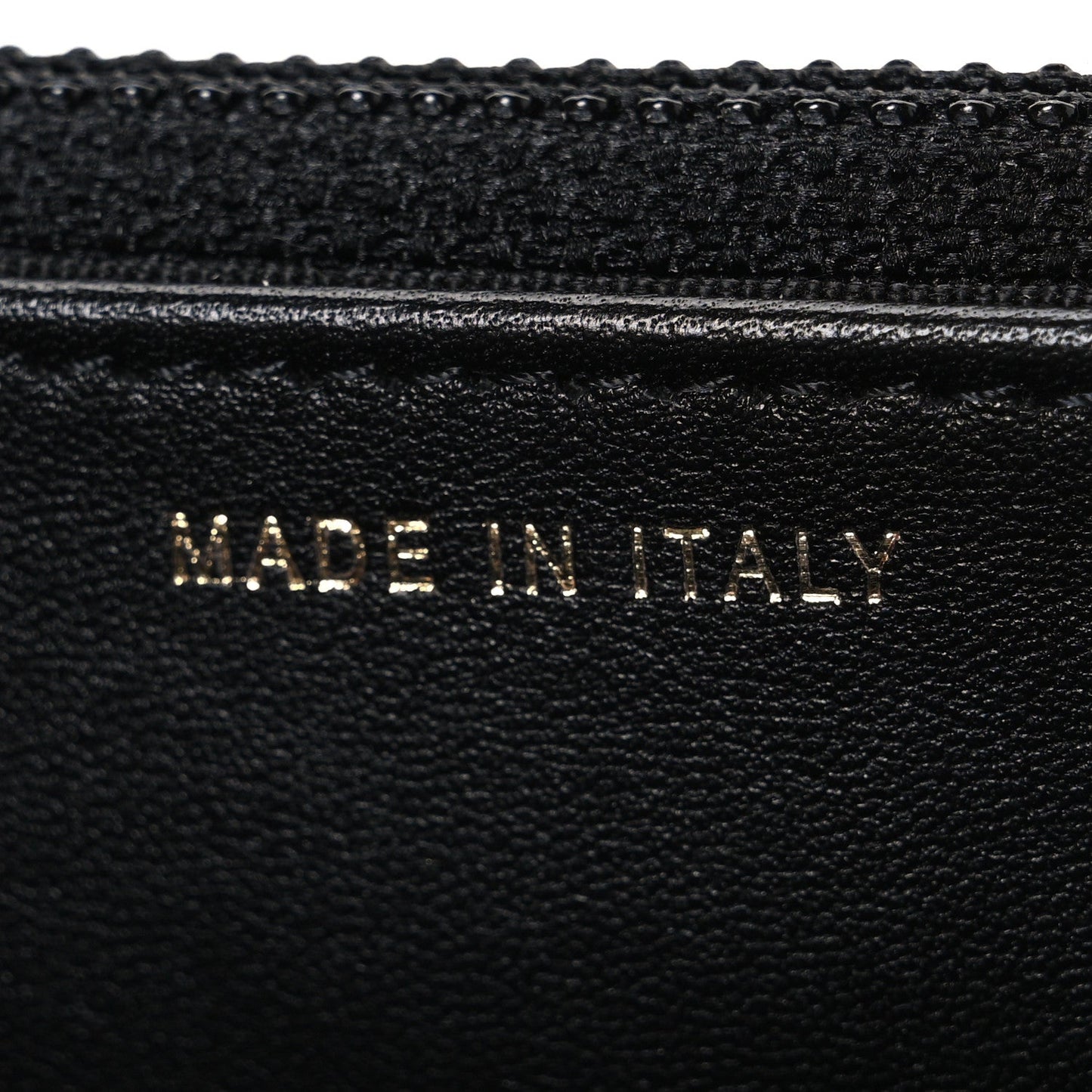Lambskin Quilted Trendy CC Wallet On Chain WOC Black