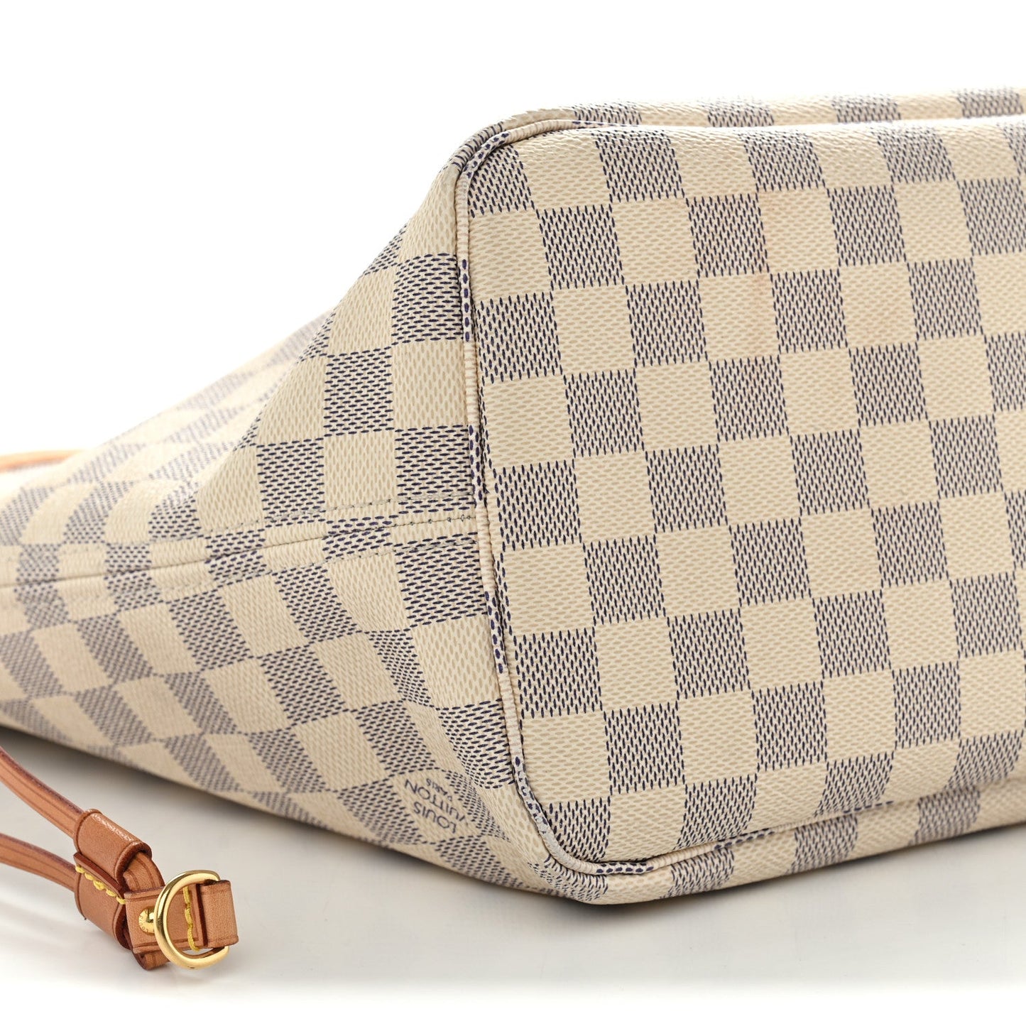 Damier Azur Neo Neverfull MM Rose Ballerine