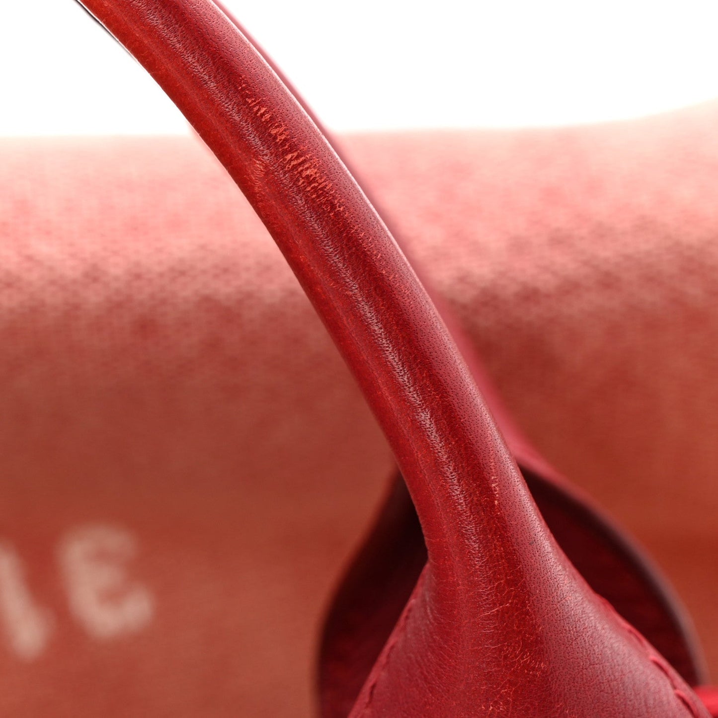 Canvas Medium Deauville Tote Red