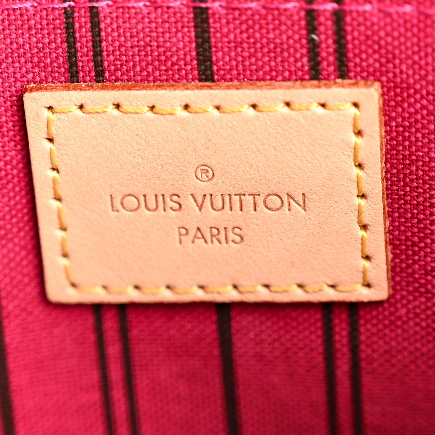 Monogram Neverfull MM GM Pochette Pivoine