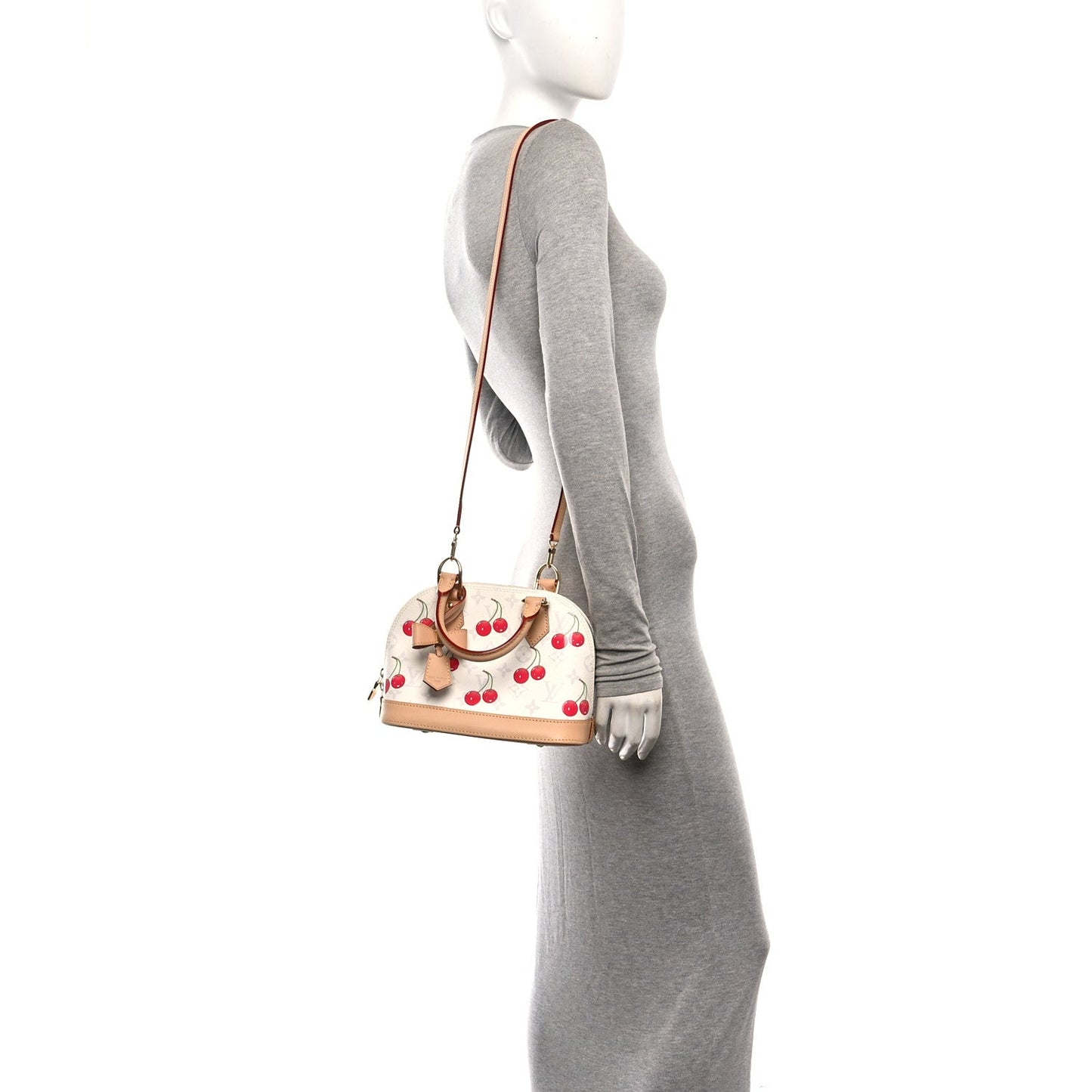 LV X TM Monogram Cerises Alma BB White