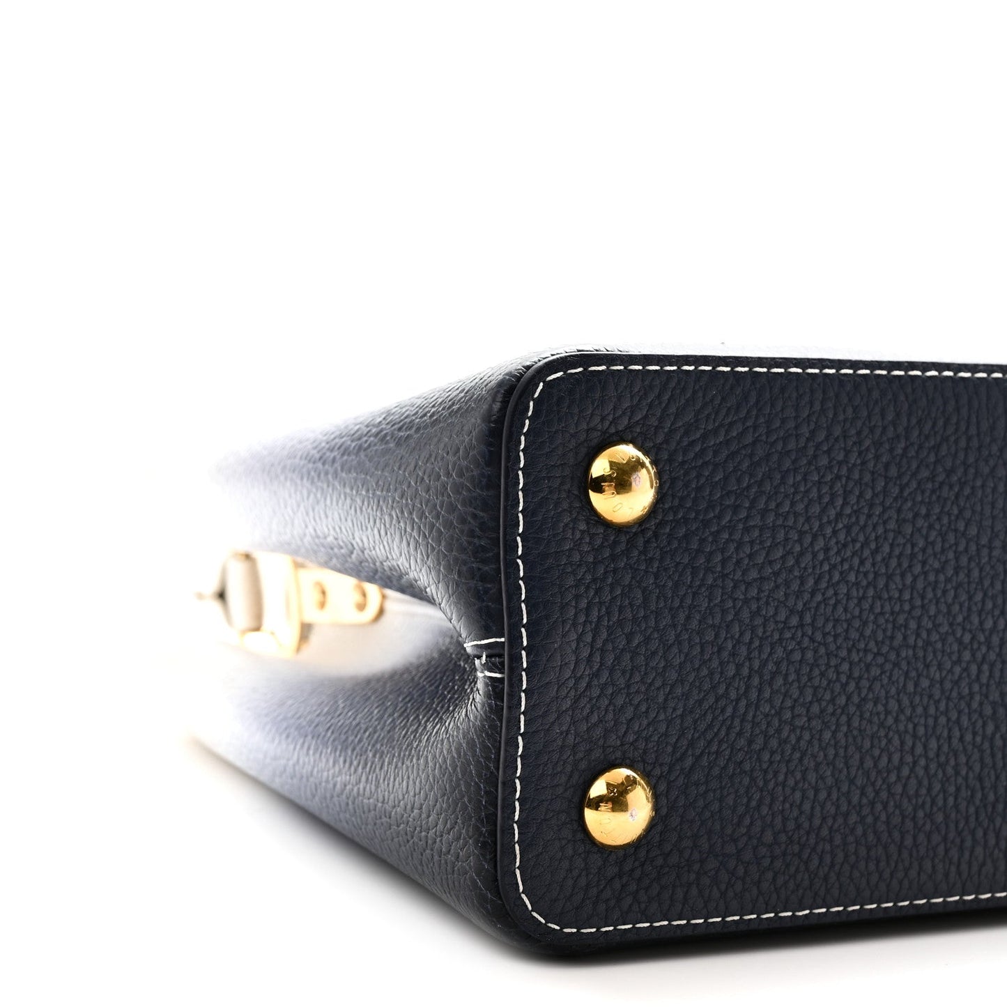 Taurillon Capucines PM Blue Marine