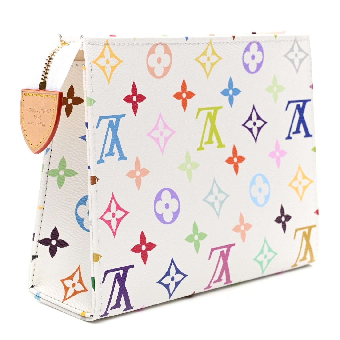 LV X TM Monogram Multicolor Toiletry Pouch 19 White