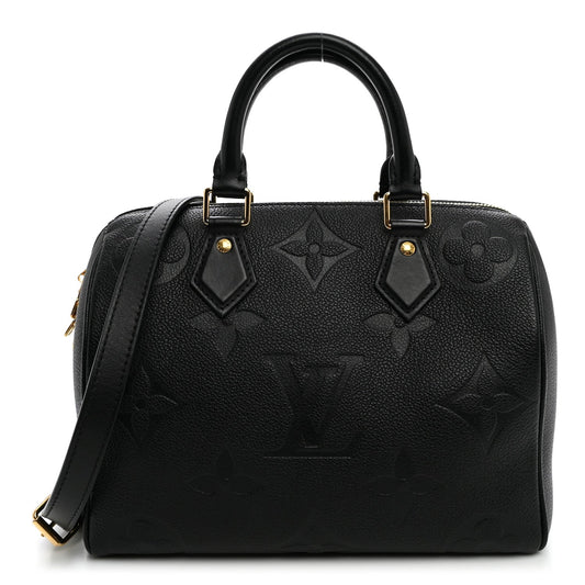 Empreinte Monogram Giant Speedy Bandouliere 25 Black