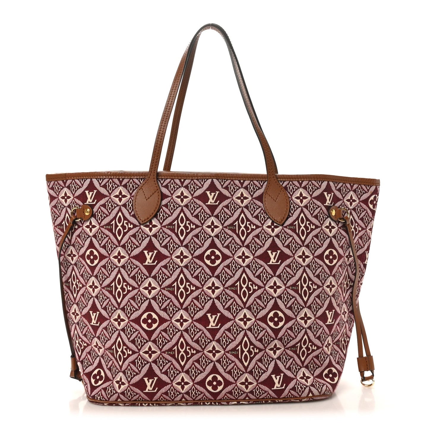 Jacquard Since 1854 Neverfull MM Bordeaux