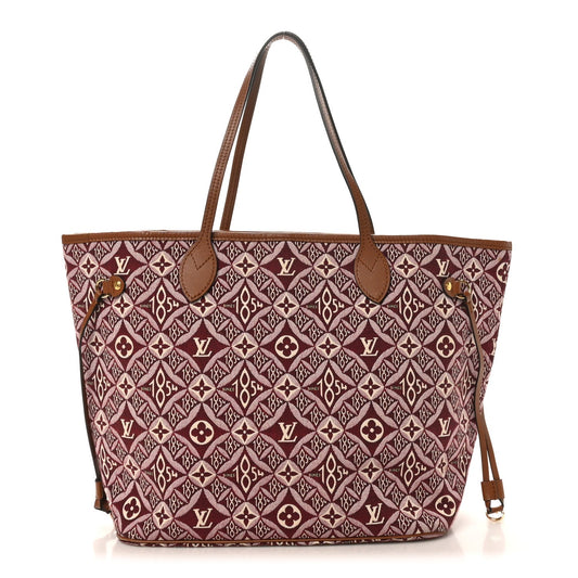 Jacquard Since 1854 Neverfull MM Bordeaux