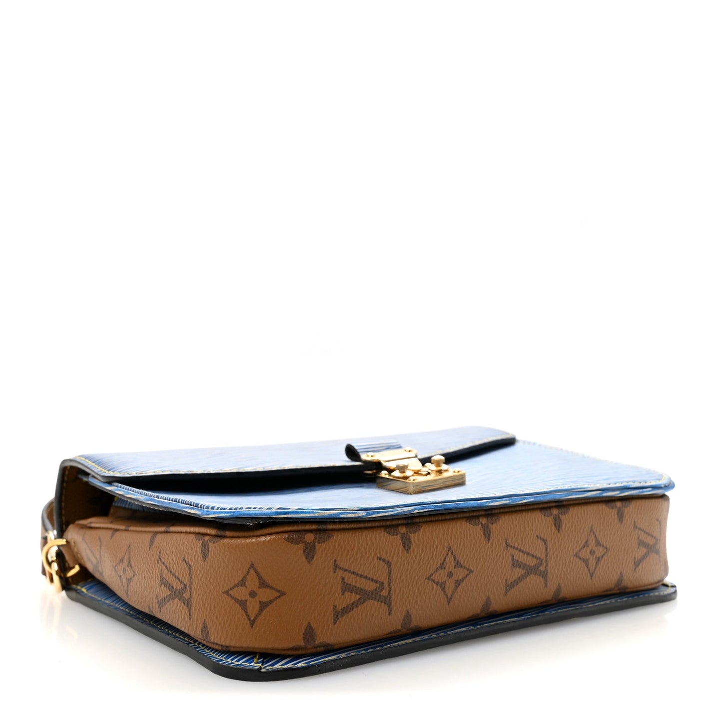 Epi Reverse Monogram Pochette Metis Denim Light