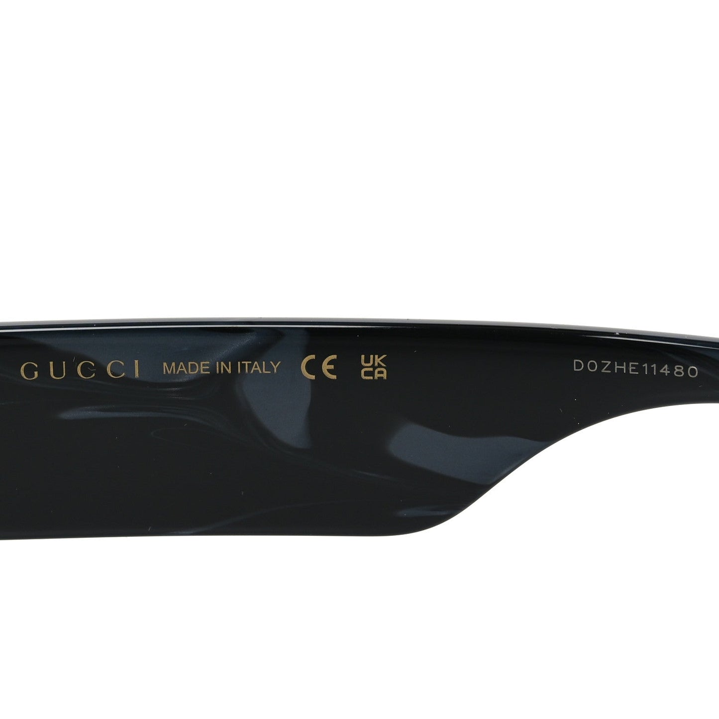 Acetate Rectangular GG0516S Sunglasses Green Bronze