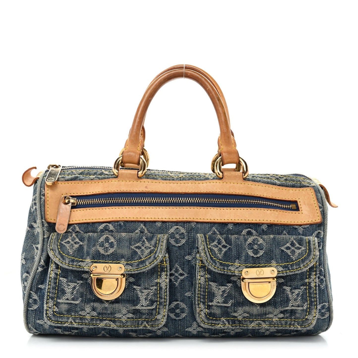 Monogram Denim Neo Speedy Blue