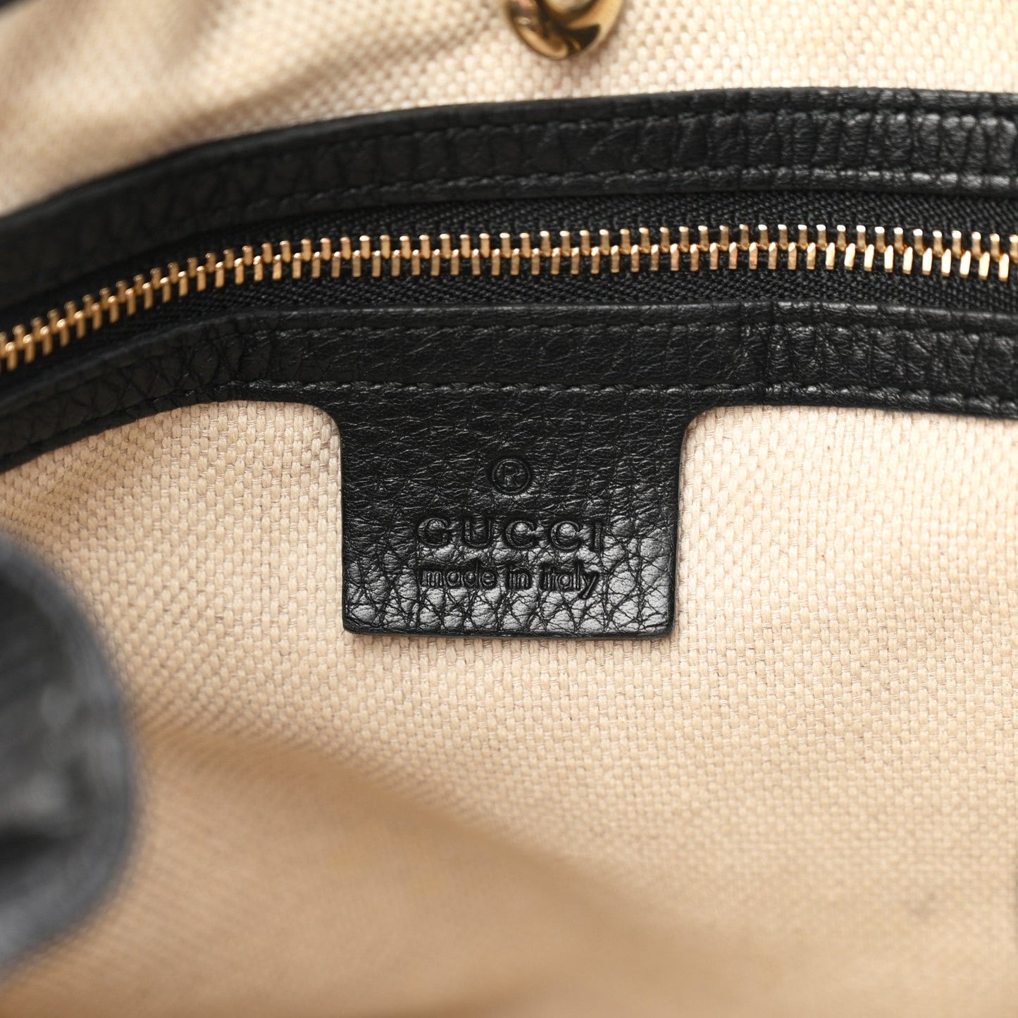 Pebbled Calfskin Medium Soho Chain Shoulder Bag Black