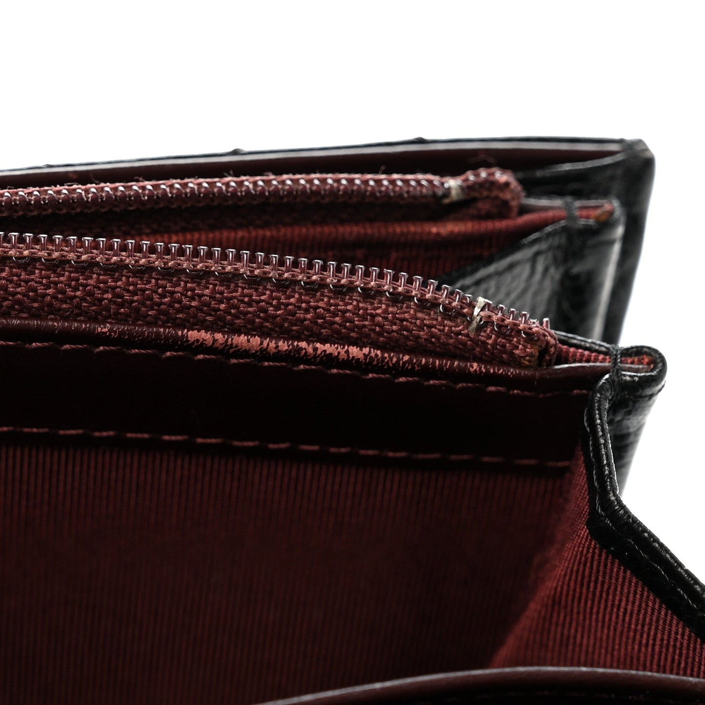 Caviar Quilted Large Flap Wallet Black