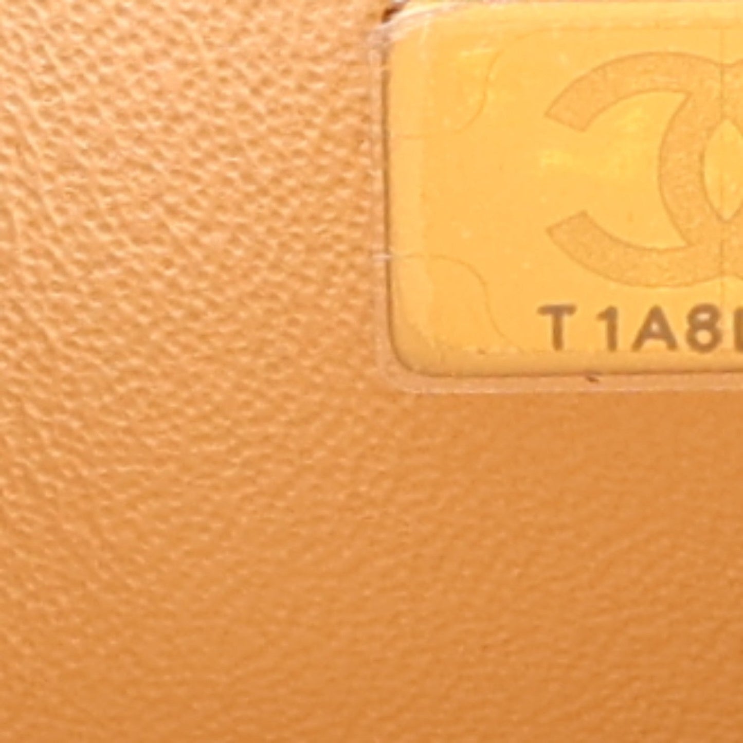 Caviar Quilted Small Double Flap Beige