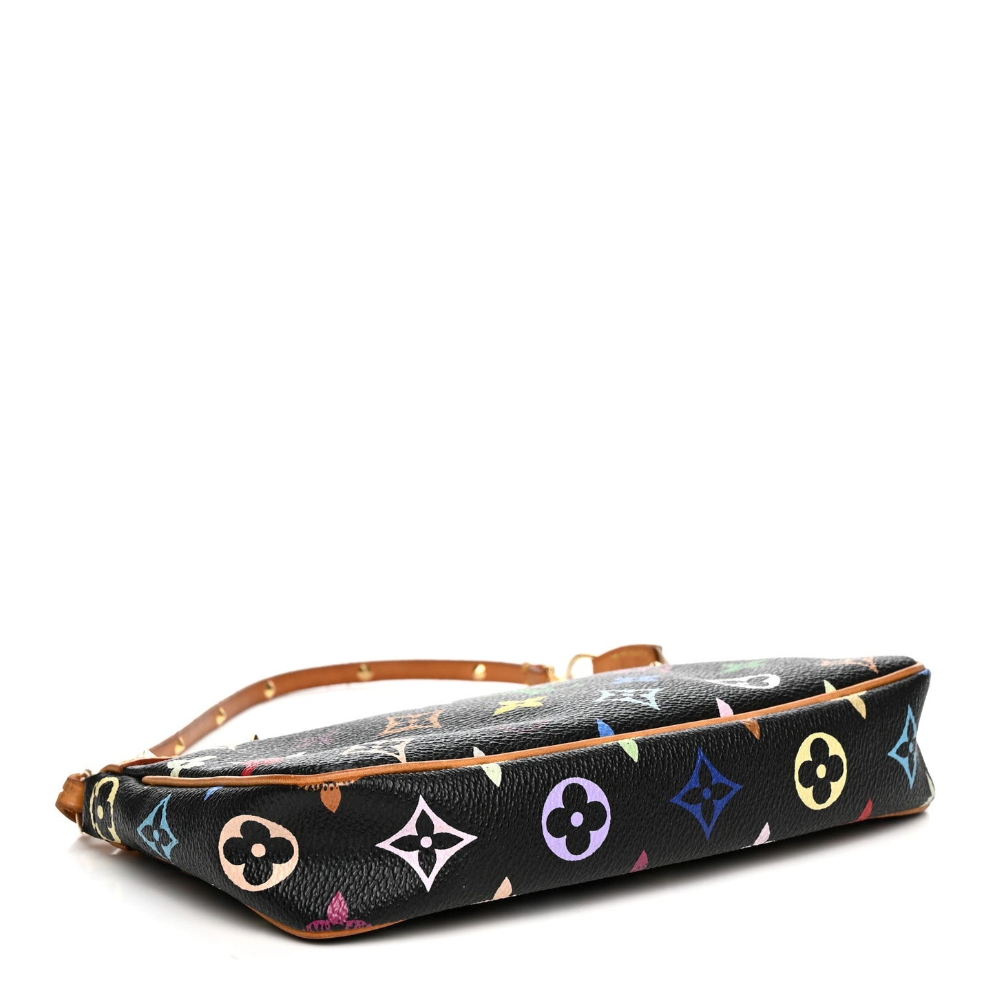 Monogram Multicolor Pochette Accessories Black