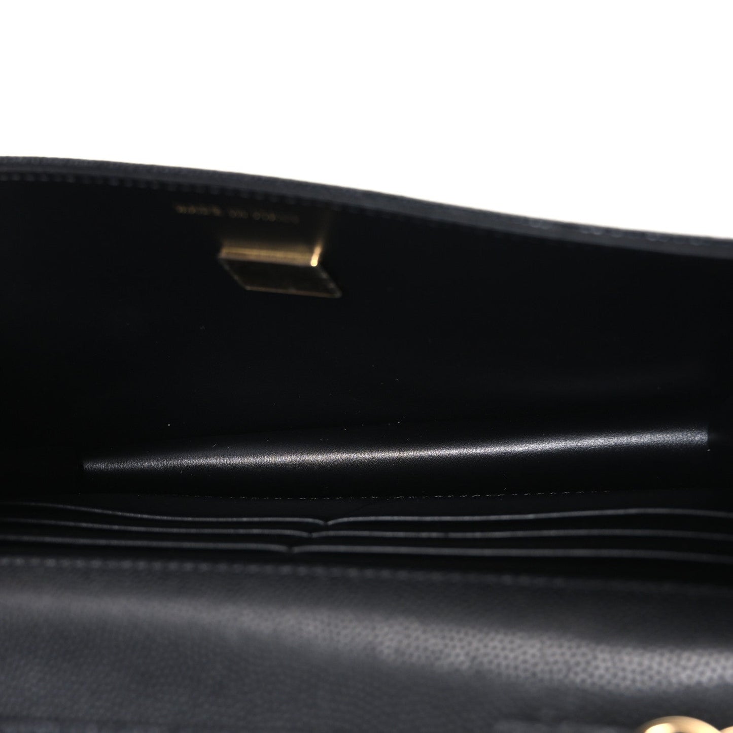 Shiny Caviar Lambskin Quilted CC Neo Filigree Wallet on Chain WOC Black